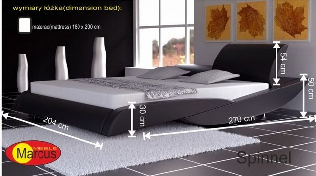 łóżko tapicerowane Spinnel 180x200 cm
