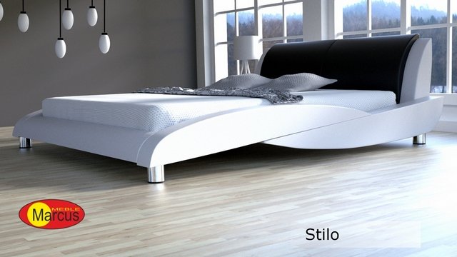 łóżko tapicerowane Stilo skóra ekologiczna